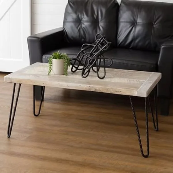 Coffee Table with 16” Hairpin Legs