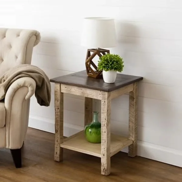 End Table with Square Legs