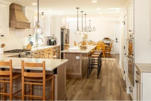 Custom Amish-built kitchen cabinetry in a  modern Parkesburg, PA home